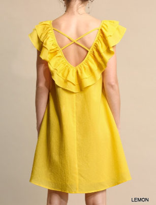 Lemon/Yellow Colored Dress