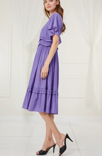 Lavender Mid length dress