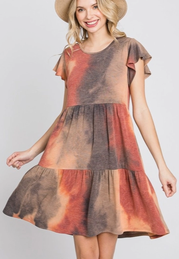 Tie Die Knit Dress