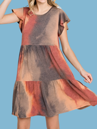 Tie Die Knit Dress