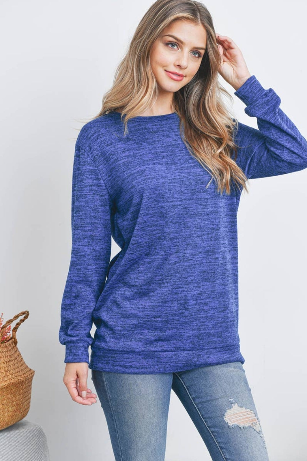 Knit Top with Long Sleeves