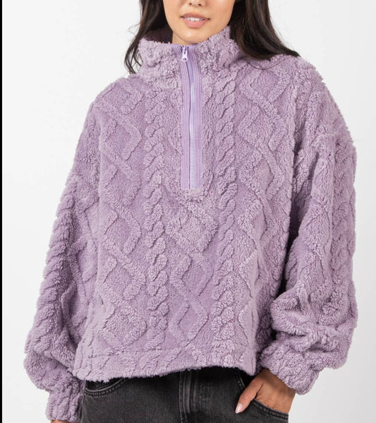 Lavender Pull Over Sweater