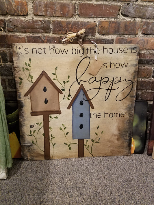 Inspirational sign/hand painted