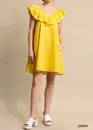 Lemon/Yellow Colored Dress